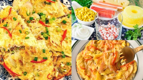 最強懶人減肥餐—低脂高蛋白美味料理”蟹柳滑蛋”來了!3步驟就可以完成!