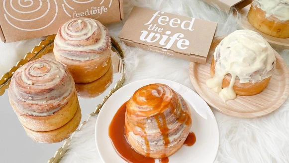 肉桂捲控此生必吃！胖死我太太人氣宅配美食肉桂捲，搭配焦糖胖死醬罪惡指數爆棚