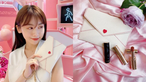 蘭蔻85週年打造「幸福公路快閃店」最狂粉紅打卡點，還有一對一彩妝服務、限定產品，再加贈大理石收納盒