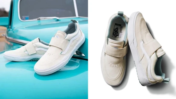 滑板入門必備！Vans再次聯手Kyle Walker推出聯名鞋款，奶油白搭上薄荷綠太夢幻