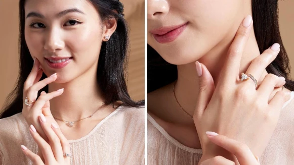 愛到心坎裡的瞬間感動，陷入愛情而怦然心動的那刻，都有林曉同「心坎鑲」系列替你深情訴說！