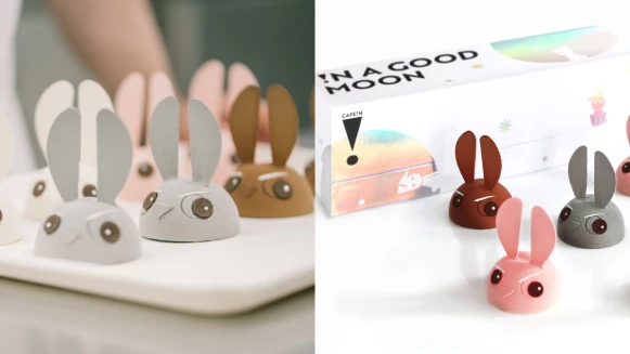 人氣咖啡店CAFE!N與台中法式甜點CJSJ聯名啦！打造超萌中秋禮盒，4款俏皮玉兔甜點讓人捨不得入口