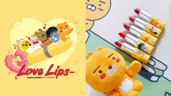 M.A.C X KAKAO FRIENDS限量聯名時尚專業唇膏終於來台灣！屁桃#SeeSheer、富家犬#LuckyInLove萌翻天