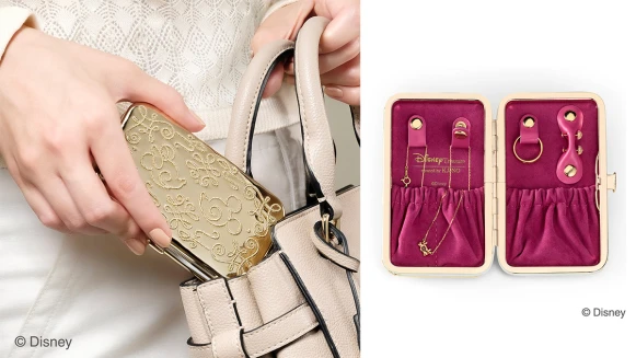 少女心大噴發！K.UNO迪士尼旅行專用造型珠寶盒真的好懂女孩心，外出玩樂再也不煩惱珠寶首飾收納問題啦！