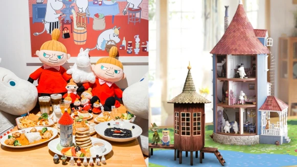 小不點超萌登場！嚕嚕米主題餐廳75週年推期間限定餐點、紀念玩偶，必吃小不點烤布丁