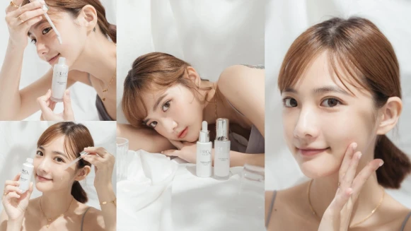 隨時閃閃發光的Nina！公開「白裡透光」水光肌秘訣 梳妝台斷捨離，只留「這兩瓶」