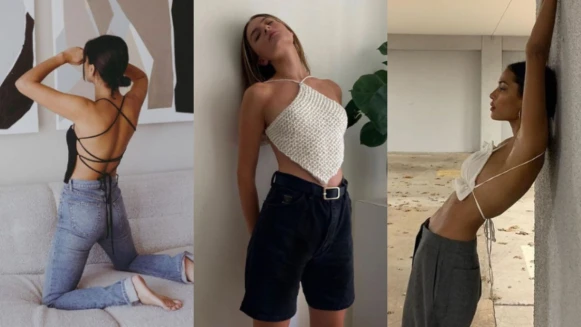 肚兜是趨勢？今年超火的「 Napkin top 」越看越想入手，用 3 種款式讓你穿出超模感！