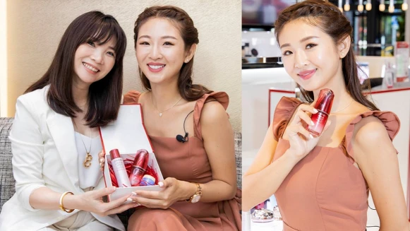 2020周慶資生堂神組合跟著她買就對了！超懂小紅瓶、面膜水、拉提神霜的好！買好買滿，緊緻透亮美肌一次GET！