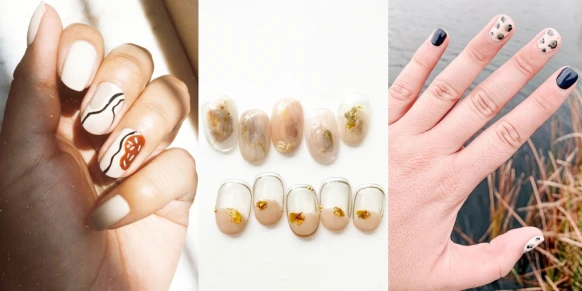 2020秋冬必追美甲趨勢:暈染流金、簡約動物紋、抽象派彩繪,15款指彩範本推薦!