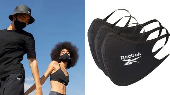 時髦曜石黑再度開賣！Reebok推出親膚、高透氣又能重複清洗的環保口罩，開賣地點、售價公開