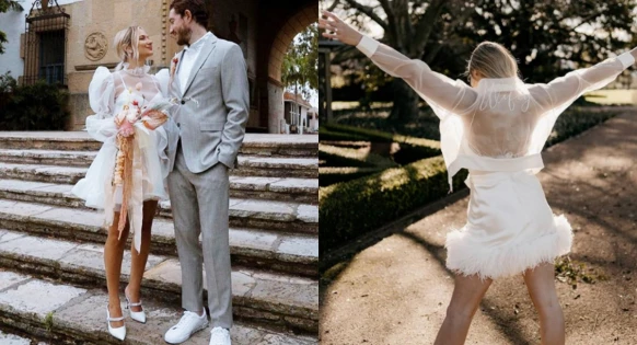 不讓繁複禮服遮藏住你的修長美腿！六款小個子女孩必收的婚紗提案