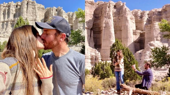 莉莉柯林斯訂婚了！IG曬男友下跪求婚浪漫畫面：「等不及要跟你共度一生了！」