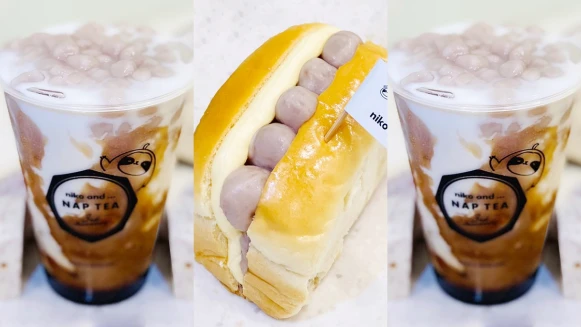 芋頭控快衝！niko and…X再睡5分鐘推芋泥系列餐點，必吃鹹奶油芋泥麵包