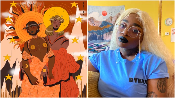 【酷兒插畫家】女同插畫家Gabriella Grimes,畫出少數社群的熱辣生活