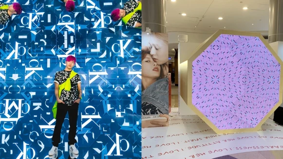 信義區打卡景點再一個！CK打造巨型萬花筒裝置快閃店，繼紐約後第二站就到台灣