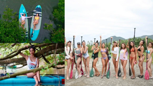 【野女孩俱樂部】 極限挑戰營！ 美麗佳人帶你嗨玩全球熱門超Chill水上運動 SUP體驗