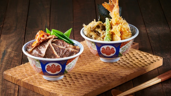 和牛、天婦羅一次吃！金子半之助X老乾杯推「日本和牛雙饗丼」兩種美味一次品嚐