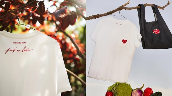 幫助兒童戰勝饑餓！Michael Kors打造Love愛心印花T恤、牛仔手提袋，展開Watch Hunger Stop慈善計畫