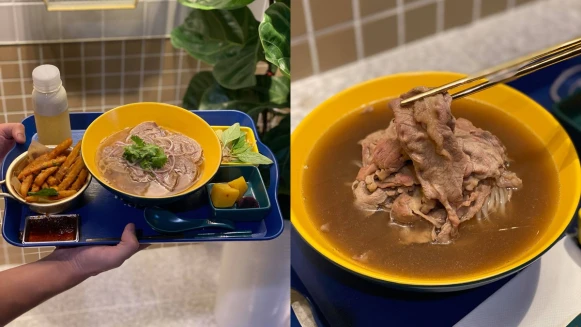 《小洛城cyclo》美式越南河粉進駐A11！推出期間限定現切豪華牛肉山，熱湯現沖的甜嫩美味