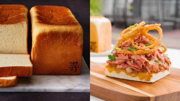 WILDWOOD聯名嵜本推生吐司早午餐，三明治以原木燒烤帶有煙燻香與微酥口感超誘人