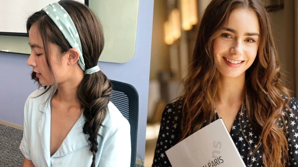 艾蜜莉在巴黎法式浪漫捲崛起!2020秋冬髮型必備:編髮、髮帶,自己就能輕鬆造型!