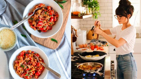 酸甜滋味”茄汁玉米雞肉蓋飯”料理 低脂不胖口感不打折!