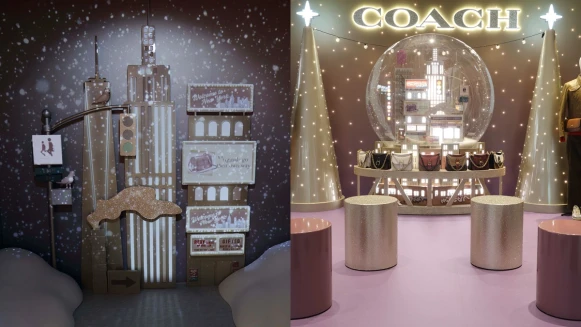 超大水晶球降臨信義區！Coach打造Holiday限定主題快閃店，還有大雪紛飛的拍照街景