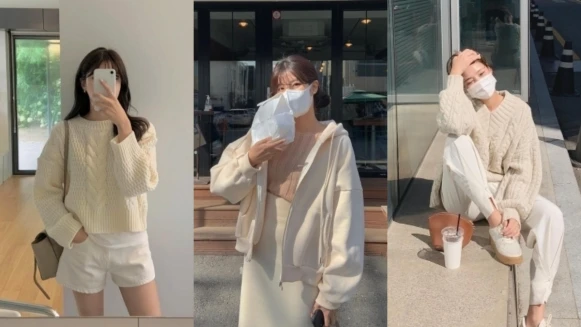 秋冬就想當隻小綿羊，溫柔「杏色、駝色穿搭」打造舒服好感 3 種風格，每天都想這樣穿！