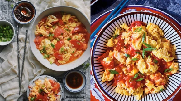 低脂低卡、好吃的無米番茄炒蛋蓋飯食譜來了!減肥期適用,吃膩清淡口味的人可以試試!