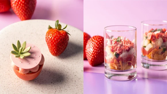 攻佔草莓人的味蕾！台北萬豪酒店「莓好時光下午茶」粉嫩登場，12款公主系鹹甜點，打造最浪漫午後時光