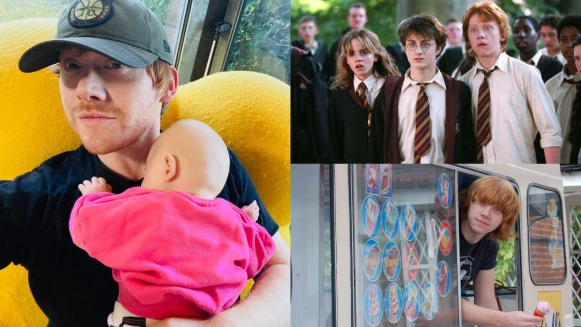 IG一開通就破百萬!《哈利波特》榮恩 Rupert Grint溫馨父女情百萬人搶讚!