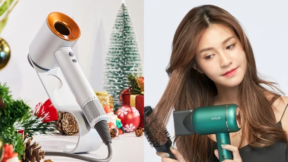 Dyson 吹風機推質感銀霧銅+節日限定收納包、GPLUS採用冷凝水離子…吹風機不只吹乾更能養髮!
