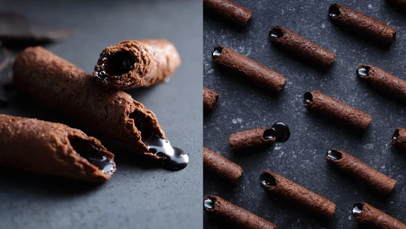 《青鳥旅行》推出超邪惡口味「85%醇黑真巧蛋捲」！完全不加一滴水，酥脆餅皮配上濃郁內餡的苦甜滋味