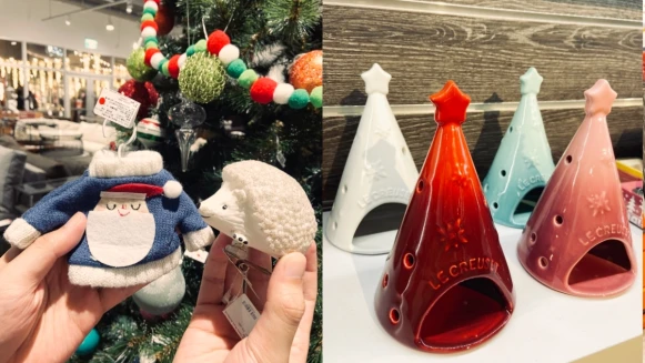 華泰名品城聖誕村6大優惠總整理！Crate and Barrel耶誕吊飾百元有找、Le Creuset全面5折起太好買