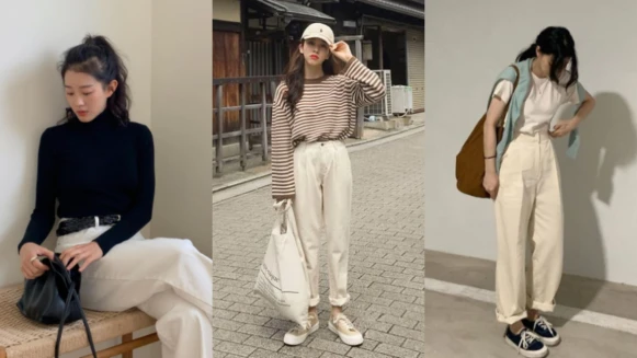 大家懼怕的「白褲」其實清新又百搭！3 種風格提案整理給你，每天穿也不會膩！