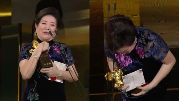 「國民阿嬤」陳淑芳一次奪金馬57最佳女主角、最佳女配角!感性淚灑舞台:63年才拿到金馬,我是演員,不是明星!