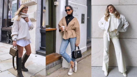 別怕，高領毛衣這樣穿搭就可向大餅臉說掰掰！4招挑選＆造型法則輕鬆顯小臉