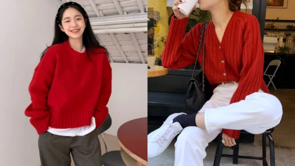 誰規定過年才能穿紅色？4招紅色穿搭提案使你穿出韓妞的秋冬OOTD