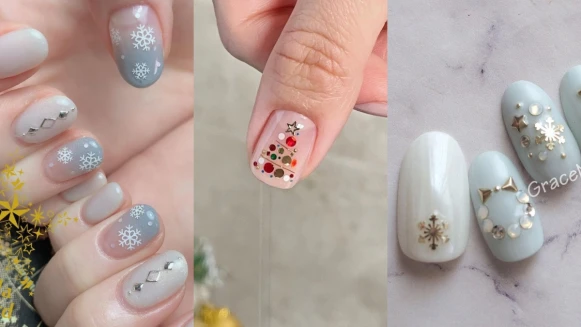 永不過時的聖誕美甲推薦!跳脫紅綠配色的15款指彩範本超耐看