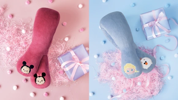 OSIM x 迪士尼Tsum Tsum推超萌按摩圍巾！米奇米妮、艾莎雪寶等4款角色限定款，冬季紓壓保暖神器就是它