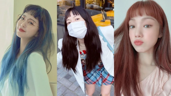 露出眉毛更可愛!這種眉上Choppy Bang誰才適合剪?來看看泫雅、李聖經的示範!