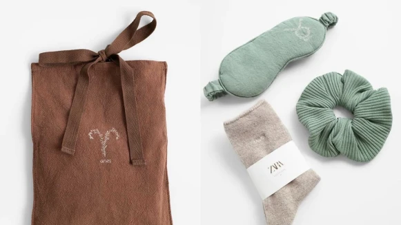 2020聖誕交換禮物首選！Zara開賣星座刺繡禮包眼罩、髮圈、襪子都有，整組不用1千