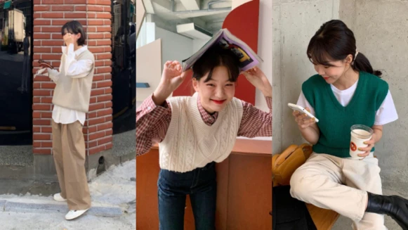 秋冬層次穿搭沒那麼難，用「背心」疊穿出簡約休閒風格，簡單搭配就超吸睛！