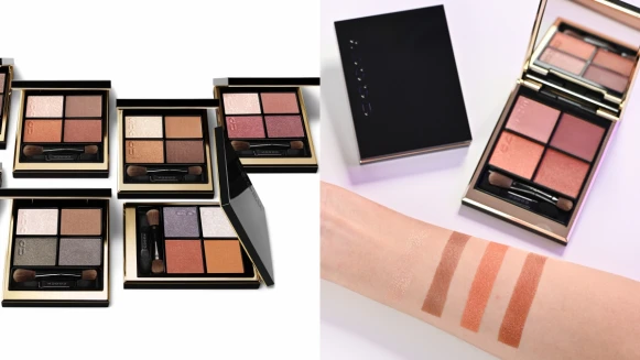 SUQQU四色眼影2021年全面進化,晶采盈緻眼彩盤#02陽香色、#04純撫子這兩色必收推薦