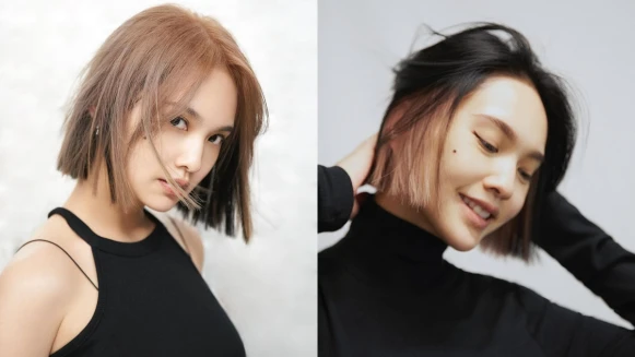 楊丞琳換髮色:墨色x玫瑰金超搶眼!她們也都染了,雙層染髮10年前就流行!