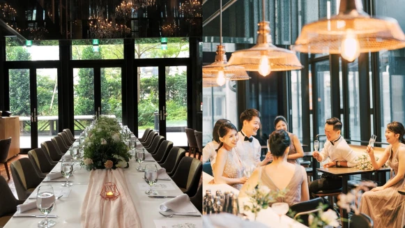 像電影般的夢幻婚禮！在設計旅店賦樂旅居包棟舉辦，還有亞洲50大酒吧EAST END化身派對空間