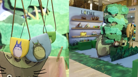 全台唯一Loewe X 龍貓聯名快閃店登場！龍貓吊床包、灰塵皮夾...全品項售價這邊看