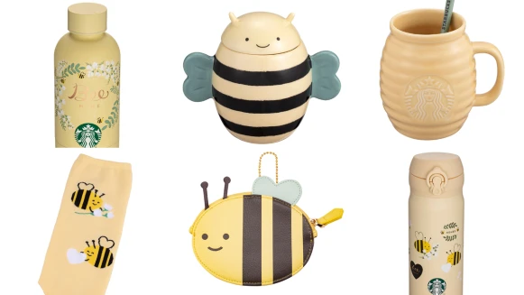 星巴克2021情人節周邊搶先登場！超萌蜜蜂馬克杯、蜜蜂零錢包，一系列甜蜜黃超想全收