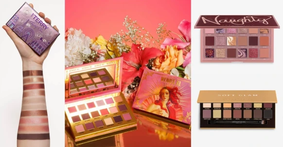 精選5盤新年必備的IG大熱酒紅色眼影盤，讓你用夢幻紅色妝容開啟新年好運！