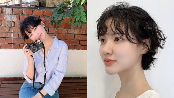 短髮燙髮推薦:萌度破表的「澎軟綿花捲」,帶點凌亂感隨便撥都好看!